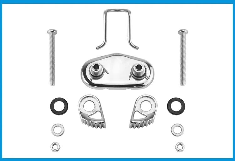 Marine Accessories Stainless Steel Cam Cleat with Wire Leading Ring Boat Cam Cleats Sailboat Kayaks Canoe Dinghy