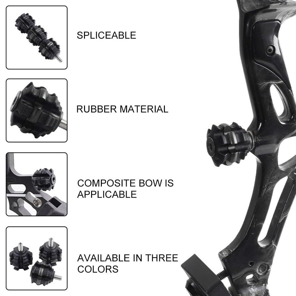 Stackable Archery Bow Stabilizer Ball Anodized - 1.5 in 1.45 Oz Customize Your Stabilizer Weight By Adding Stabilizer Balls