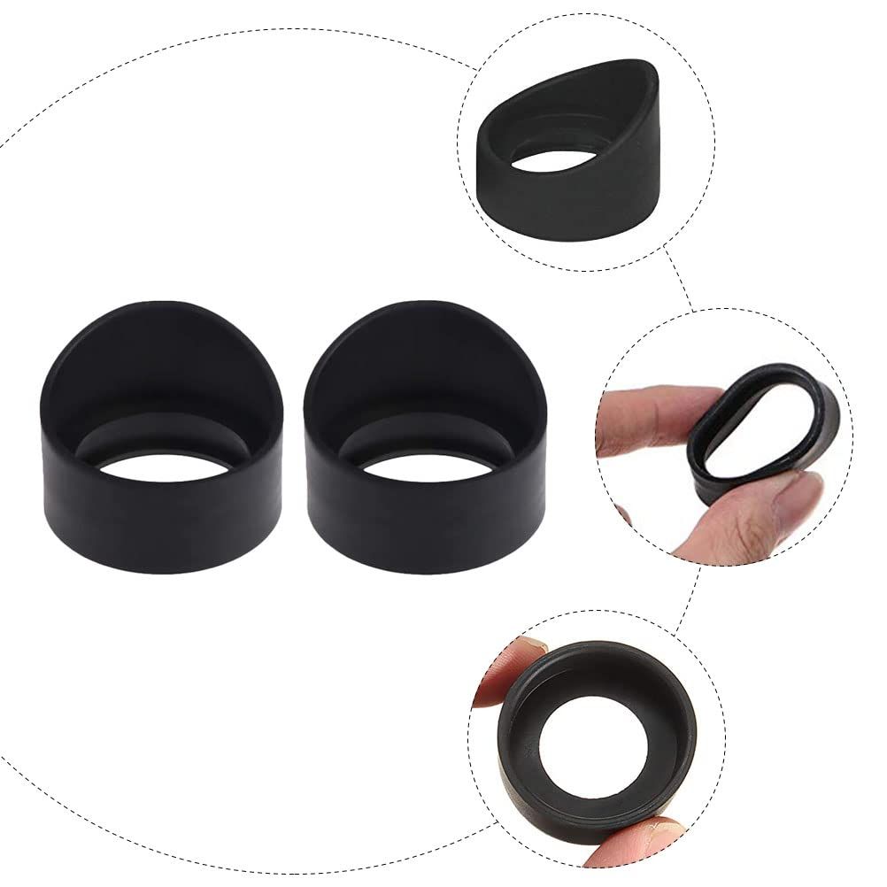 2 Pcs Microscope eyeshield Microscope Eye Cups Binocular eyecups Eyepiece Guards Eyepiece Cover Eye Shield Cup binoculares