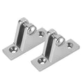 2 PCS Marine Boat Deck Hinge Mount Top Fitting Hardware 316 Stainless Steel A flat base for deck mounting