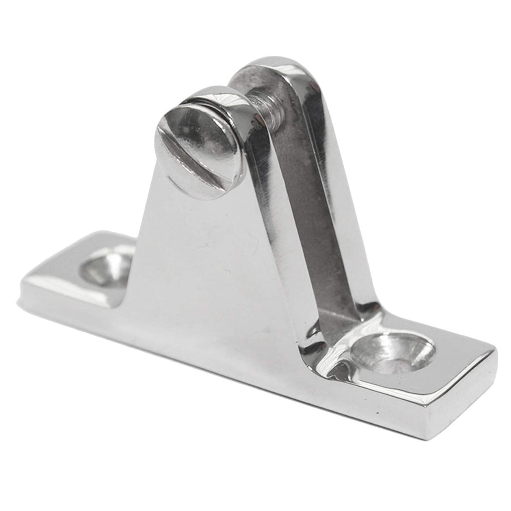 2 PCS Marine Boat Deck Hinge Mount Top Fitting Hardware 316 Stainless Steel A flat base for deck mounting
