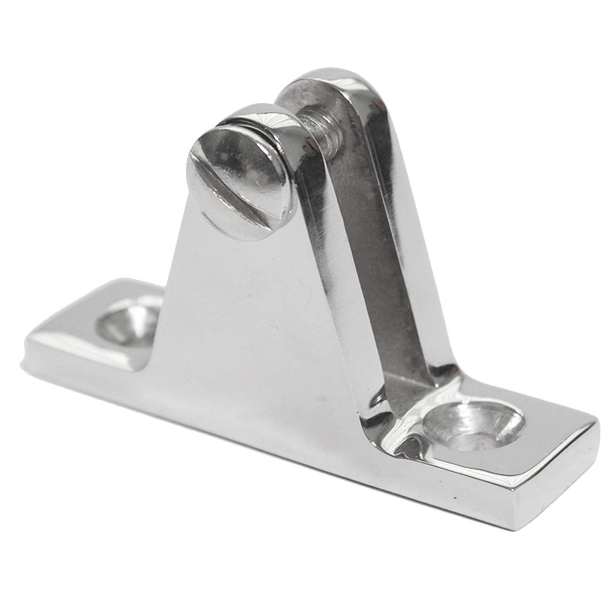 2 PCS Marine Boat Deck Hinge Mount Top Fitting Hardware 316 Stainless Steel A flat base for deck mounting