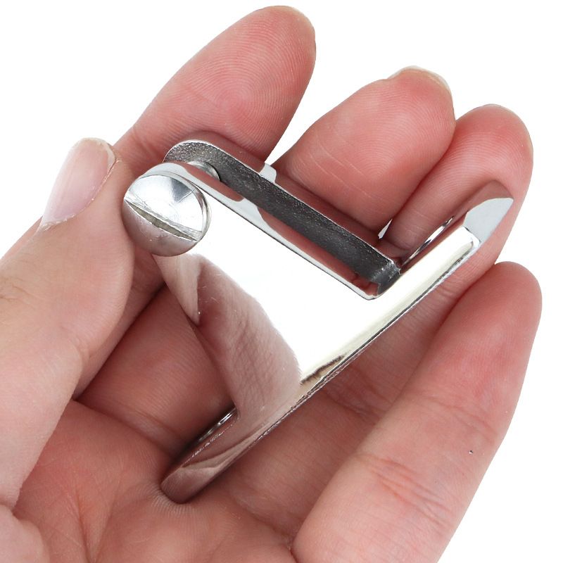2 PCS Marine Boat Deck Hinge Mount Top Fitting Hardware 316 Stainless Steel A flat base for deck mounting