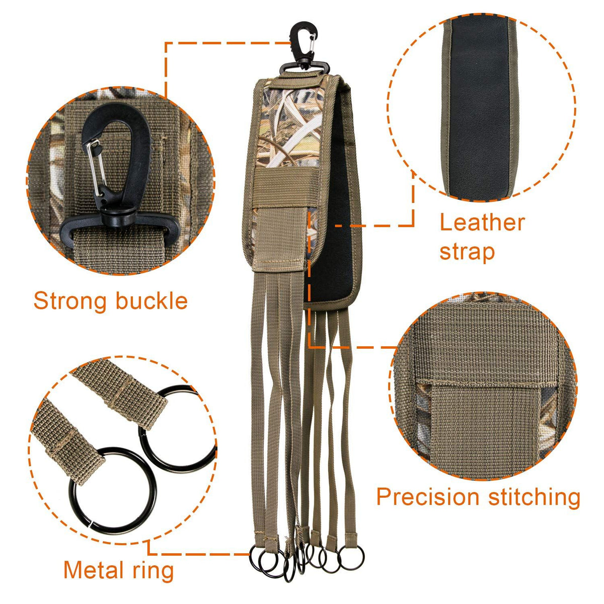Limit Deluxe Game Strap Bottom Land Slip Ring Tote Carrier Waterfowl Floating Duck Carrier Neck Style