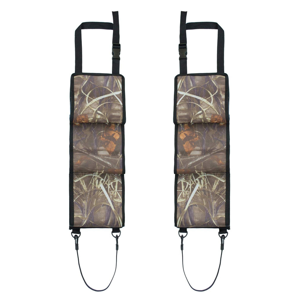 Seat Back Gun Sling Rack to Storage Organizer for 3 Guns, Rifles, Shotguns in Cars, Trucks & SUV for Hunting (New reed camouflage)