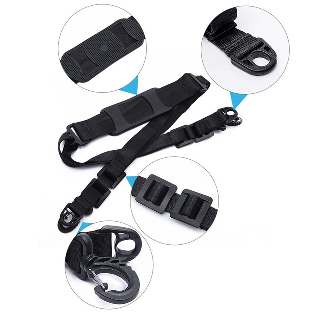 Adjustable Shoulder Strap with Non-Slip Shoulder Pad for Easy Carrying of Scooters, Beach Chairs, Ski Boards, Electric Scooters