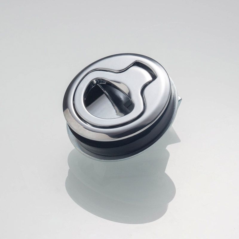 Boat Latches Stainless Steel  Latch Hatch Round Pull Marine Boat Flush Pull Hatch Latch Locking Lift Handle Ro