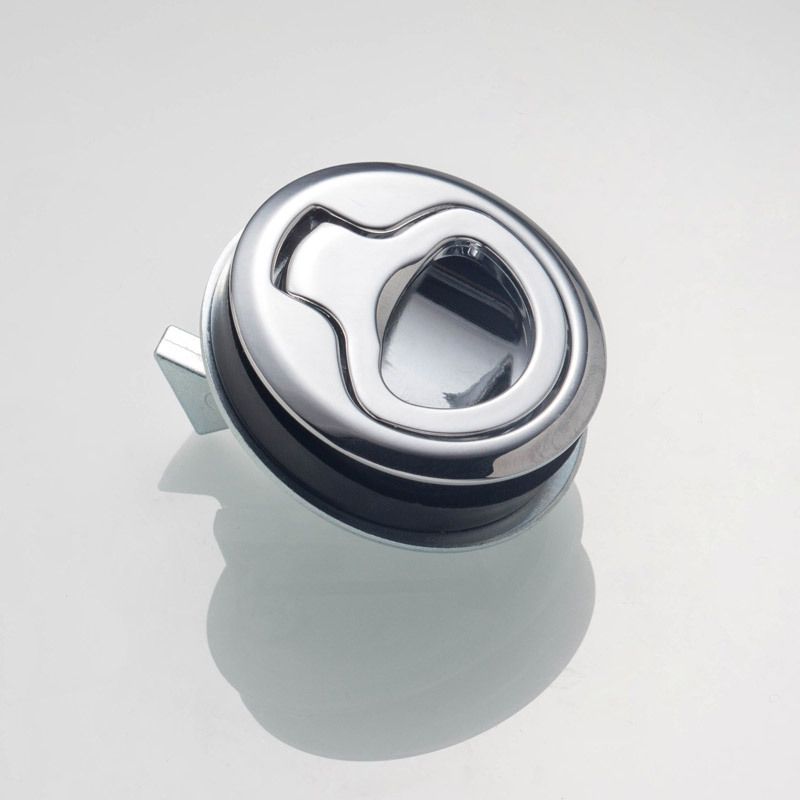 Boat Latches Stainless Steel  Latch Hatch Round Pull Marine Boat Flush Pull Hatch Latch Locking Lift Handle Ro