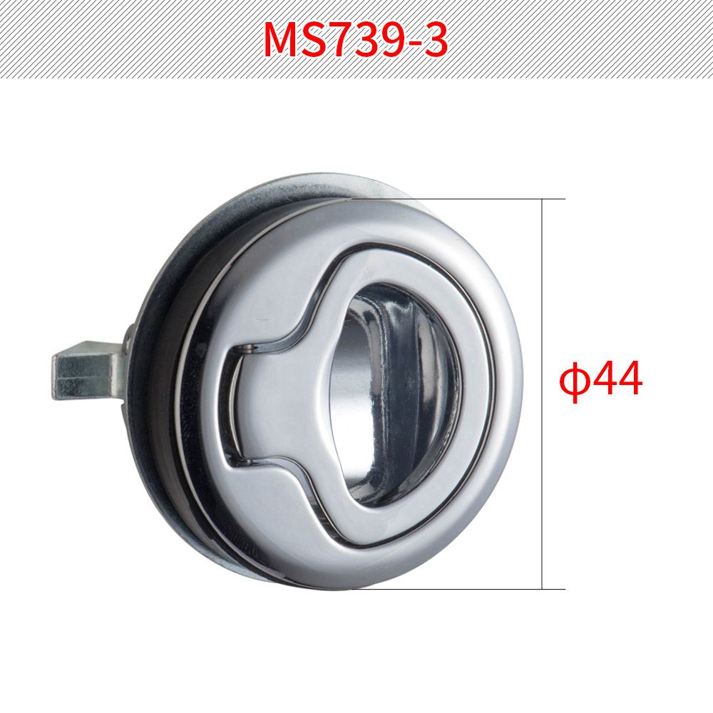 Boat Latches Stainless Steel  Latch Hatch Round Pull Marine Boat Flush Pull Hatch Latch Locking Lift Handle Ro