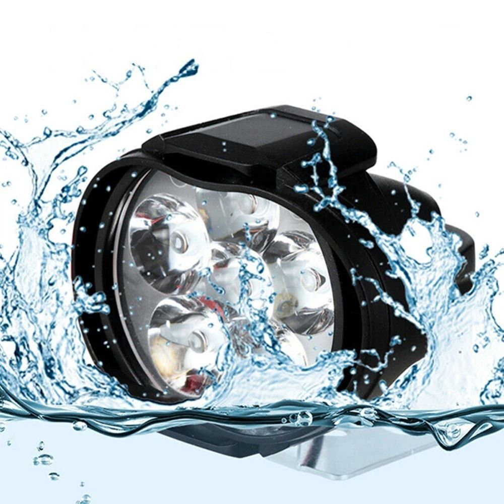 2Pcs 6 Led Motorcycle Light Headlight Assembly Universal Scooter ATV Fog White Car Drl Lamp Energy saving, High brightness