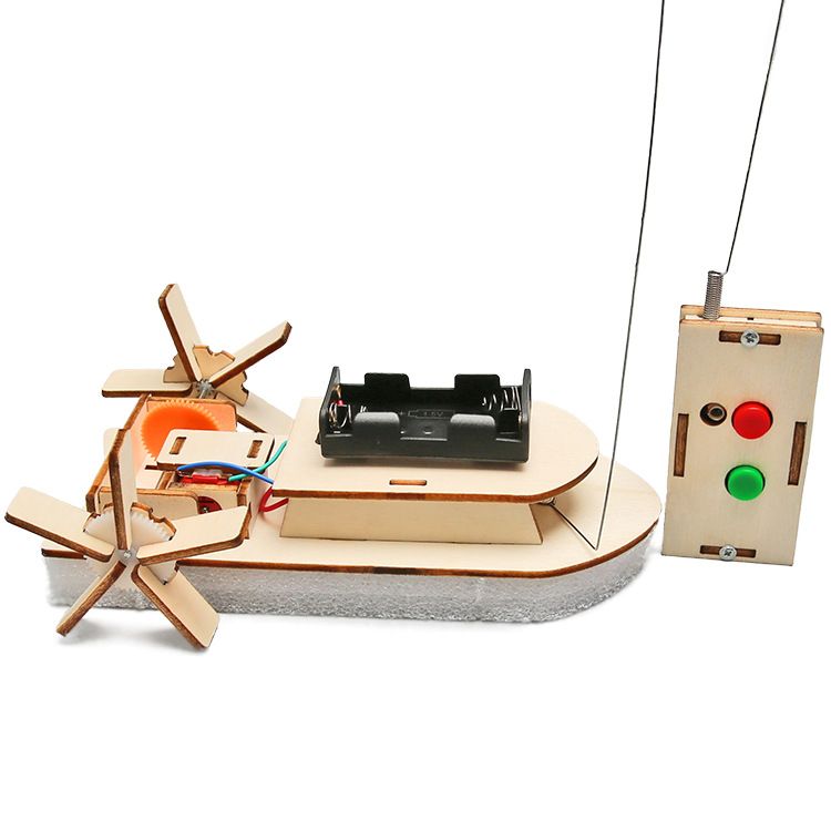 Model Ship Construction Exquisite Ship Model Remote Controlled Ship Children's Birthday Gift Novelty Science Training
