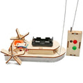 Model Ship Construction Exquisite Ship Model Remote Controlled Ship Children's Birthday Gift Novelty Science Training