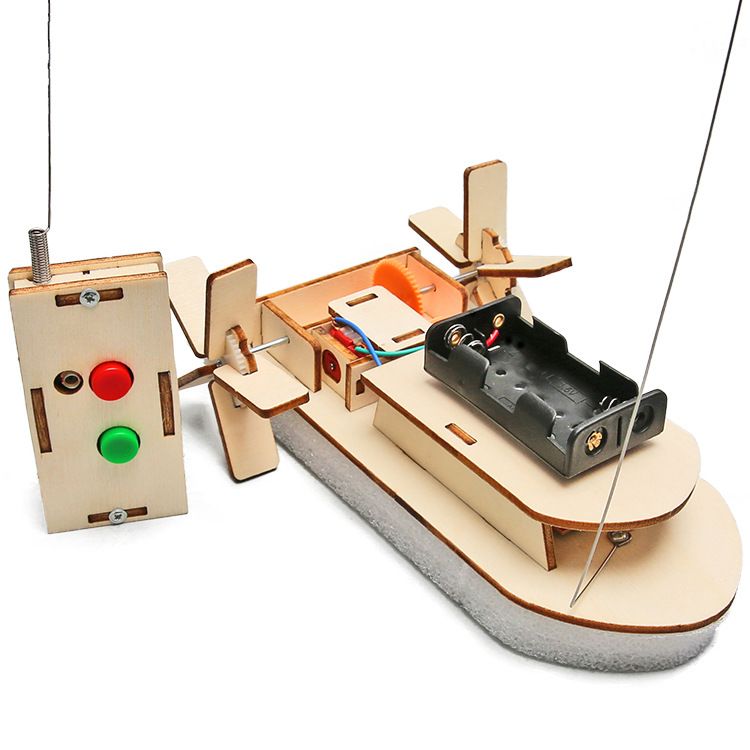Model Ship Construction Exquisite Ship Model Remote Controlled Ship Children's Birthday Gift Novelty Science Training