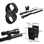 Flashlight Scope Mount Quick Release Mount for Hunting LED Light Flashlight Scope Torch Laser Scope Sight Telescope