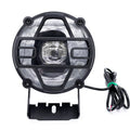 E-Bike Headlights 36V 48V Electric Bicycle Horn Light Waterproof Aluminium Alloy Light Night Riding Front Headlight