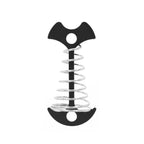 3PCS Deck Anchor Pegs, Windproof Aluminium Alloy Fishbone Tent Stakes with Spring Buckle, Portable Wind Rope Anchor