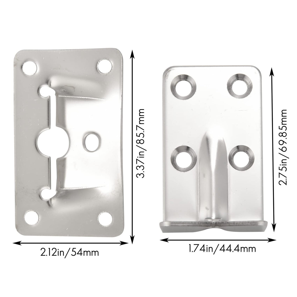 1 Set Marine Grade Stainless Steel Table Bracket Set Removable Multiple Usage for House Boat Marine Accessories Hardware