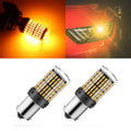 2Pack 1157 LED Brake Light Bulb, 12V-24V BAY15D Replacement Light Bulb for Reverse Brake Tail Running Parking,Universal