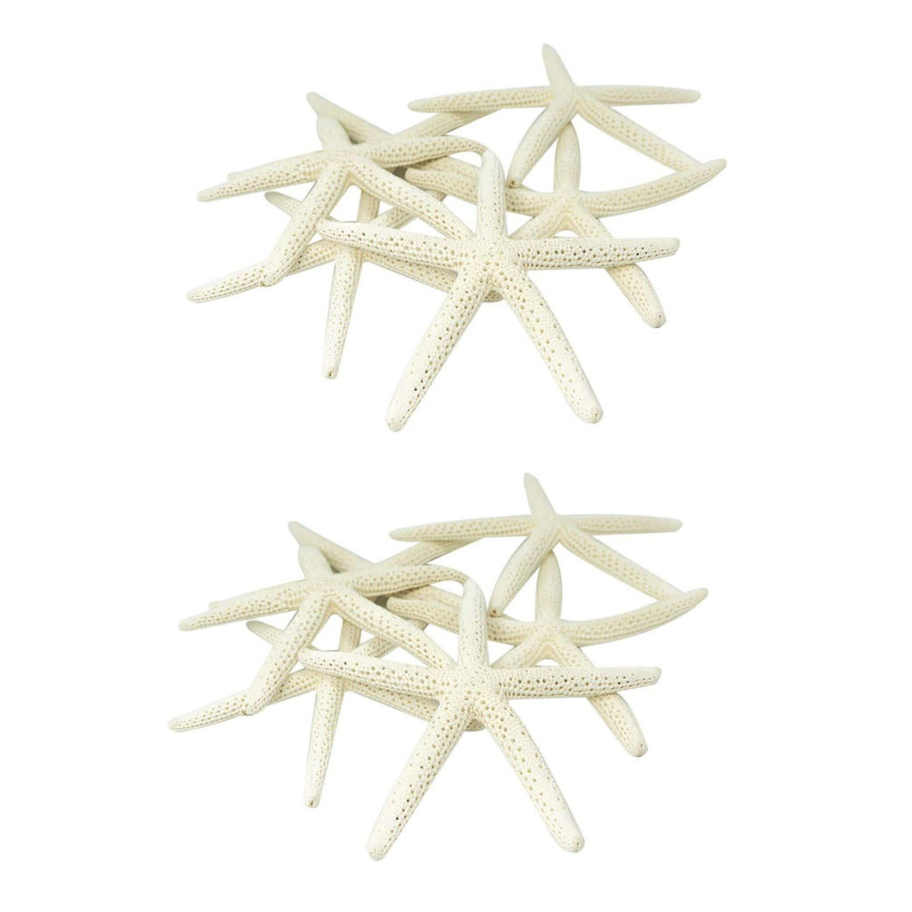 24PCS White Finger Starfish 7-10cm Decorative Five-Finger Starfish
Natural Seashells Starfish Star Fish Shells Decorations White