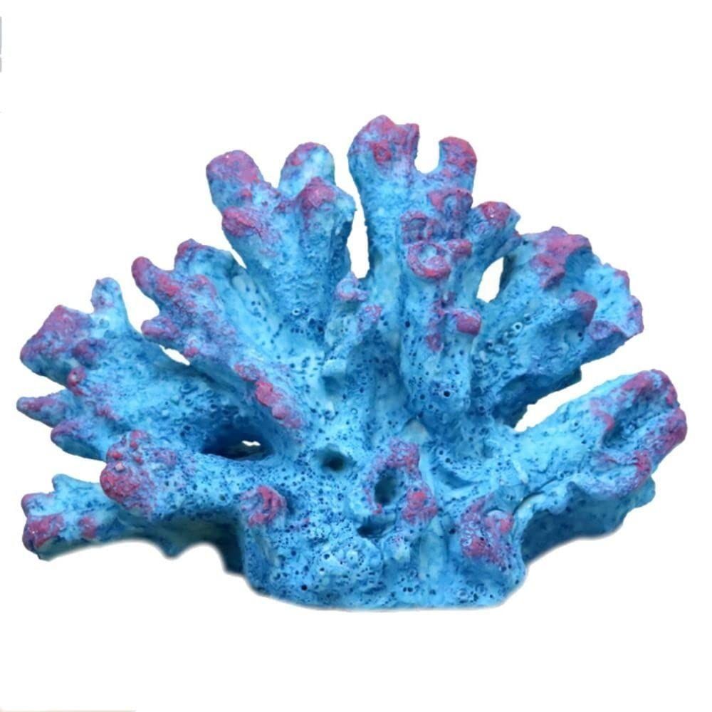 Aquarium Coral Decoration, Cute Coral Ornaments Resin Plants for Fish Tank Aquarium Landscaping Artificial Coral Reef