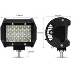 LED Pod Lights 4x4, Off Road Driving Lights for Truck SUV Boat with Waterproof Housing With Mounting Brackets (Set of 2)