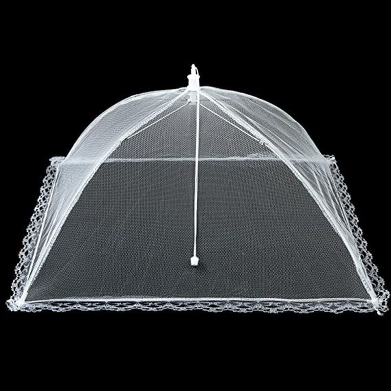Food Covers 12 Inch Pop-Up Encrypted Mesh Plate Serving Tents, Fine Net Screen Umbrella for Outdoors, Parties, Picnics,Reusable