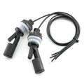 2pcs Water Level Sensor Flow Inductance Water Pump Controller Side Mount Horizontal Liquid Float Switch for Aquariums Fish Tank