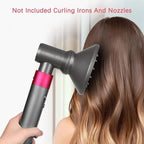 Hair Dryer Diffuser Nozzle With a Adaptor for,Attachment Parts for into Hair for Airwrap Styler Into A Hair Dryer Combination