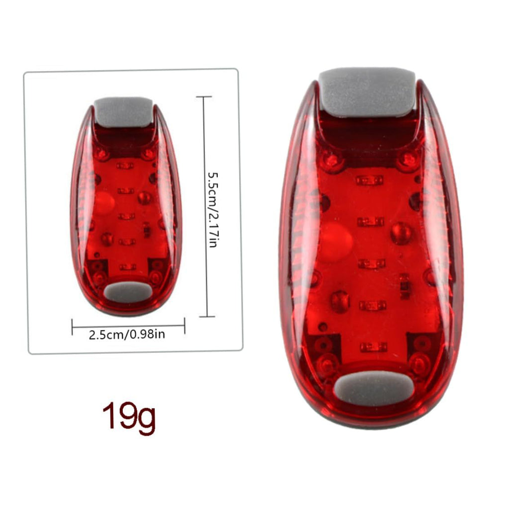 Multi Function Bike Back Light LED Bike Tail Light 5LED Backpack Light Mini Bike Helmet Lights Brake Rear Light 1PC Red Light