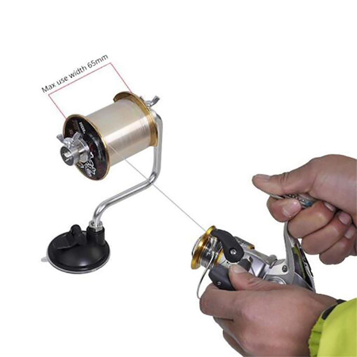 Aluminum Fishing Line Winder Portable Reel Spool Spooler System Tackle Tool Reel Fishing Spooler Fishing Gear Accessories