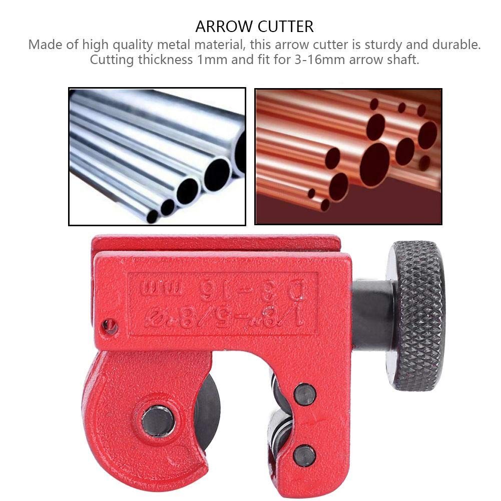 Mini Handheld Arrow Cutter, Multifunctional and Practical Functions Cut Off Saw Trimmer Aluminum Alloy Archery Arrow