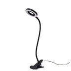 LED Reading Light, Dimmable Clamp Light for Bed Headboard, Bedroom, Office, 3 Modes & 9 Dimming Levels, Flexible Clip Desk Lamp
