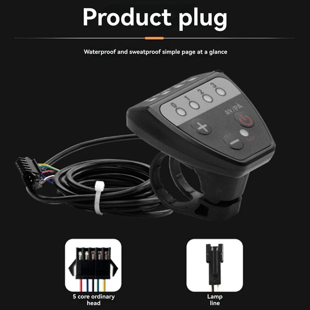 36V 48V 15A Brushless Controller G20 Meter LED Display+130X Throttle Kit for Electric Scooter E-Bike Repair Kit
