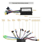 36V 48V 15A Brushless Controller G20 Meter LED Display+130X Throttle Kit for Electric Scooter E-Bike Repair Kit