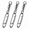 30Pack Fishing Speed Clips Quick Change Snap Swivels, Ball Bearing Swivel Power Swivels ywm58