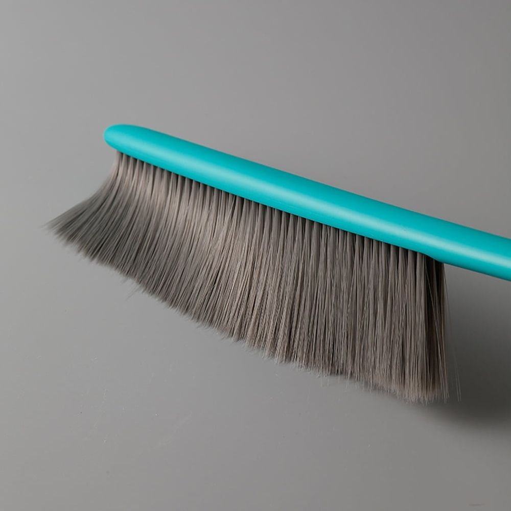 Soft Bristle Dusting Brush with Handle for Household Cleaning, for Easy Dust Removal