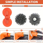 Car Cleaning Brush Multifunctional Car Cleaner Automotive Detailing Brush Car - Green - Size 01
