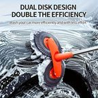 Car Cleaning Brush Multifunctional Car Cleaner Automotive Detailing Brush Car - Orange - Size 01