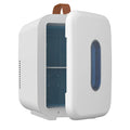 10L Mini Fridge Portable Cooler and Warmer in White for Home, Car, and Camping