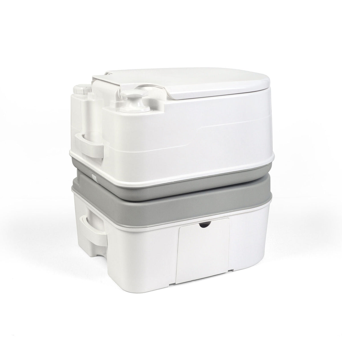 24L Portable Camping, Caravanning Toilet with Odour-Resistant Seal