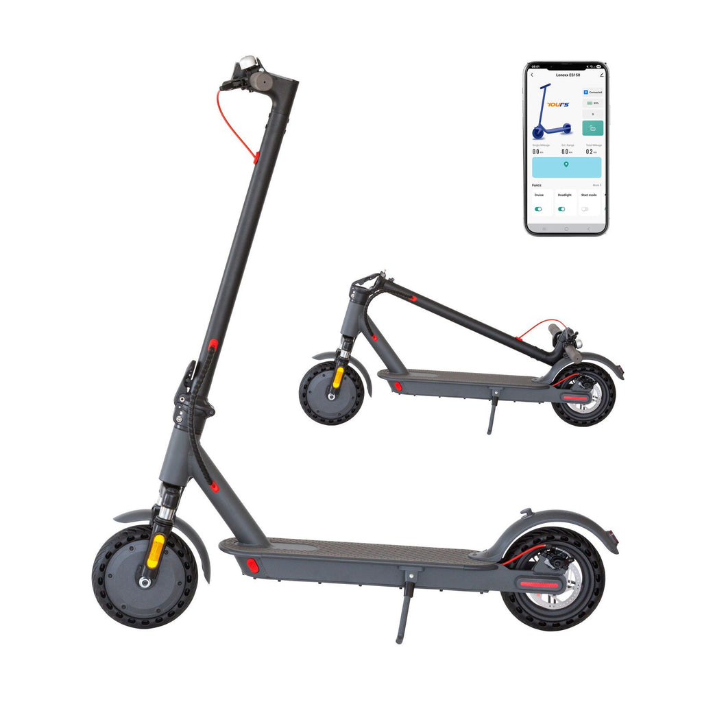 Electric Scooter, 350W Motor, 8.5 inch  Tyres, Front Suspension, Smart App, Foldable, 25kph