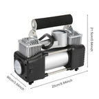 Car Air Compressor 12V 4WD Portable Tyre Inflator Deflator Truck Pump 150PSI