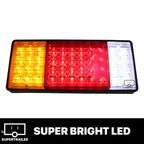 2X 44 LED Tail Lights Trailer Ute Caravan Truck Stop Indicator rear LAMP 10-30V