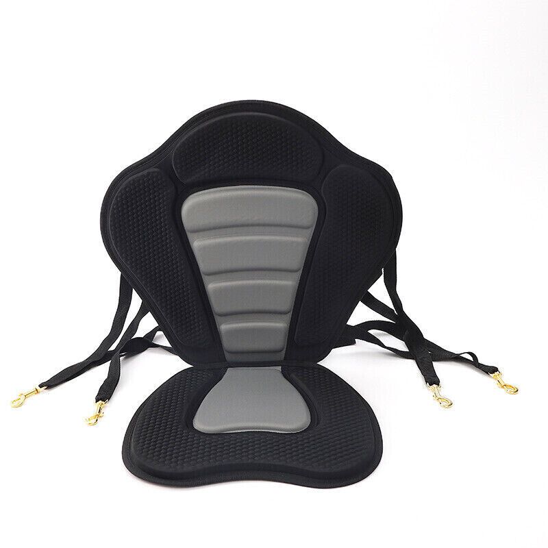 Adjustable Canoe Kayak Seat Padded Detachable BackPack Hooks With Storage Bag