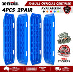 X-BULL Recovery Tracks Gen 2.0 10T Sand Mud Snow 2 Pairs Offroad 4WD 4x4 2PC 91CM Blue
