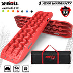X-BULL Recovery tracks Sand tracks 2pcs 10T Sand / Snow / Mud 4WD Gen 3.0 - Red