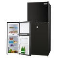 GECKO 125L Portable Upright Fridge, 12V/24V for Motorhome, Caravan, Black