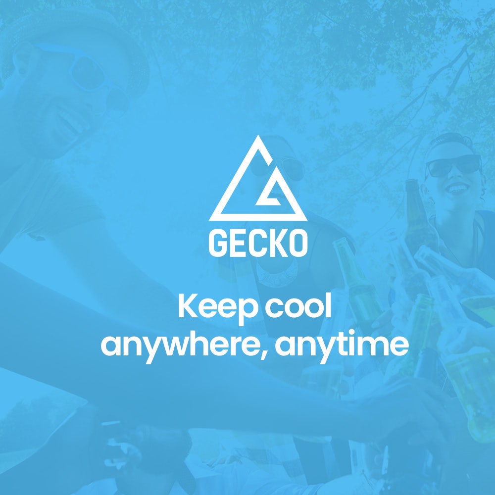 GECKO 139L Upright Portable Fridge / Freezer, 12V/24V for Motorhome and Caravan, Silver