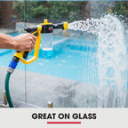 Jet-USA Foam Cannon Soap Applicator Gun For Garden Hose, Snow Foamer with Soap bottle, Quick Connect