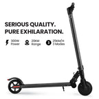 ALPHA Peak 300W 10Ah Electric Scooter, AU Compliant, Suspension, for Adults or Teens, Black